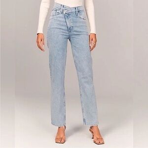 Abercrombie & Fitch Light Blue Straight Leg Jeans